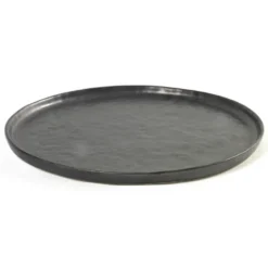 Pure tallrik 27 cm, Svart