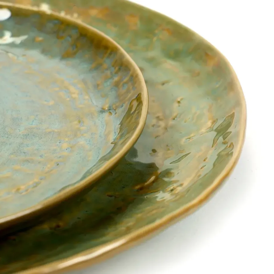 Pure tallrik large, Sea green