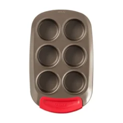 Pyrex Asimetria muffinsform, Silikon, rektangulär, 6 muffins