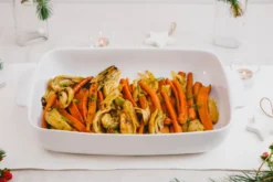 Pyrex rektangulärt fat keramik vit, 30x22 cm