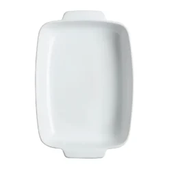 Pyrex rektangulärt fat keramik vit, 30x22 cm