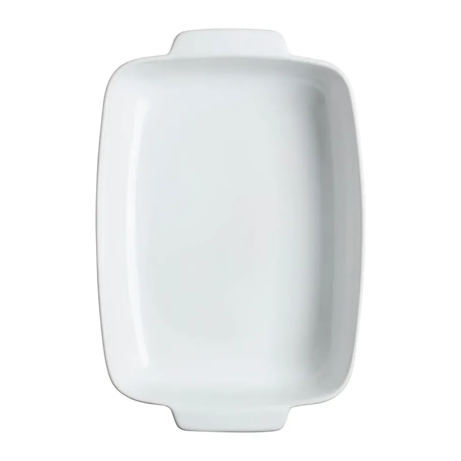 Pyrex rektangulärt fat keramik vit, 25x19 cm
