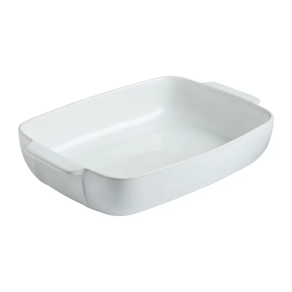 Pyrex rektangulärt fat keramik vit, 25x19 cm