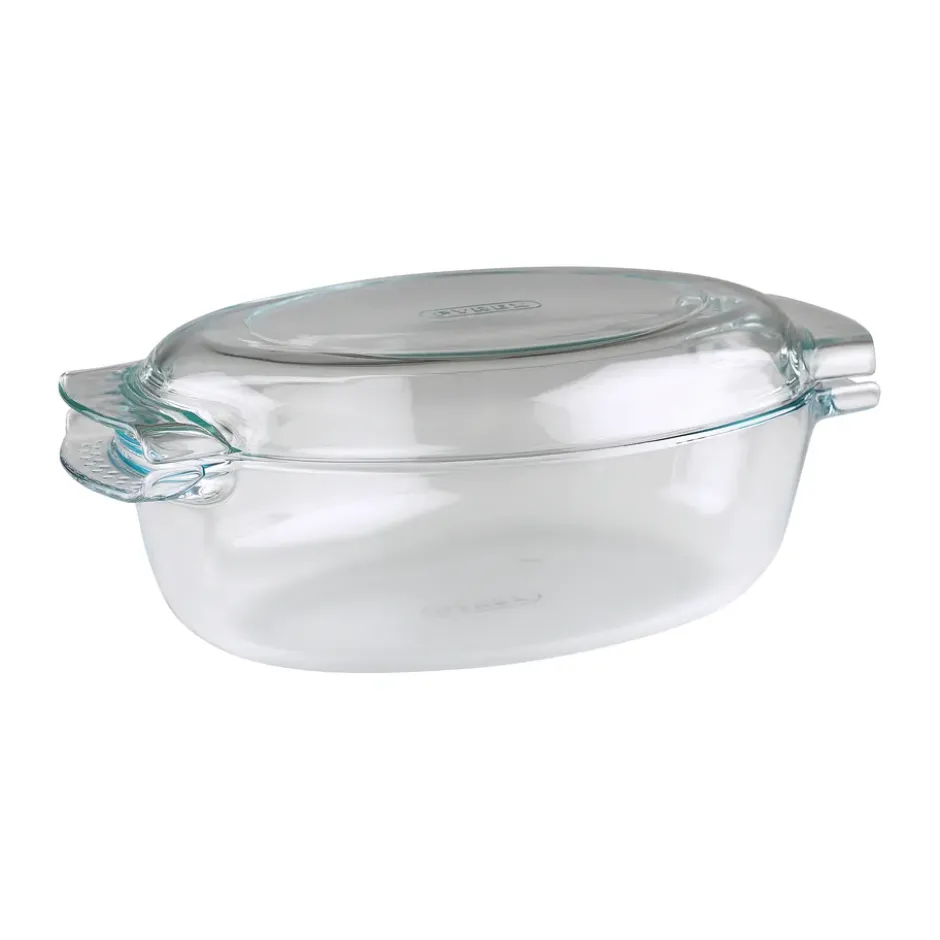 Pyrex stekgryta glas, 4,5 liter