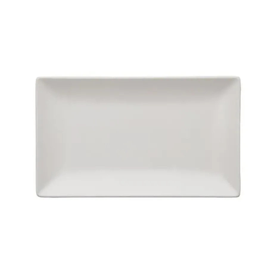 Quadro tallrik 25x15 cm, Vit