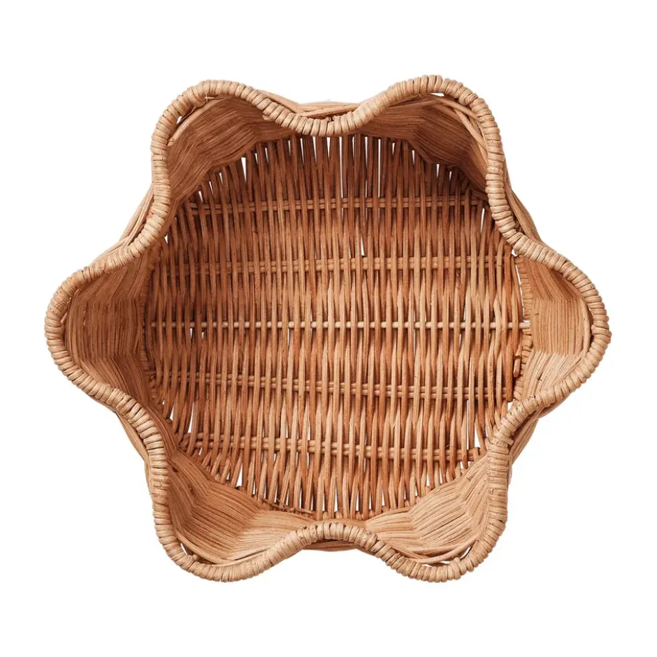 Rattan Round korg, Natural, 23 cm