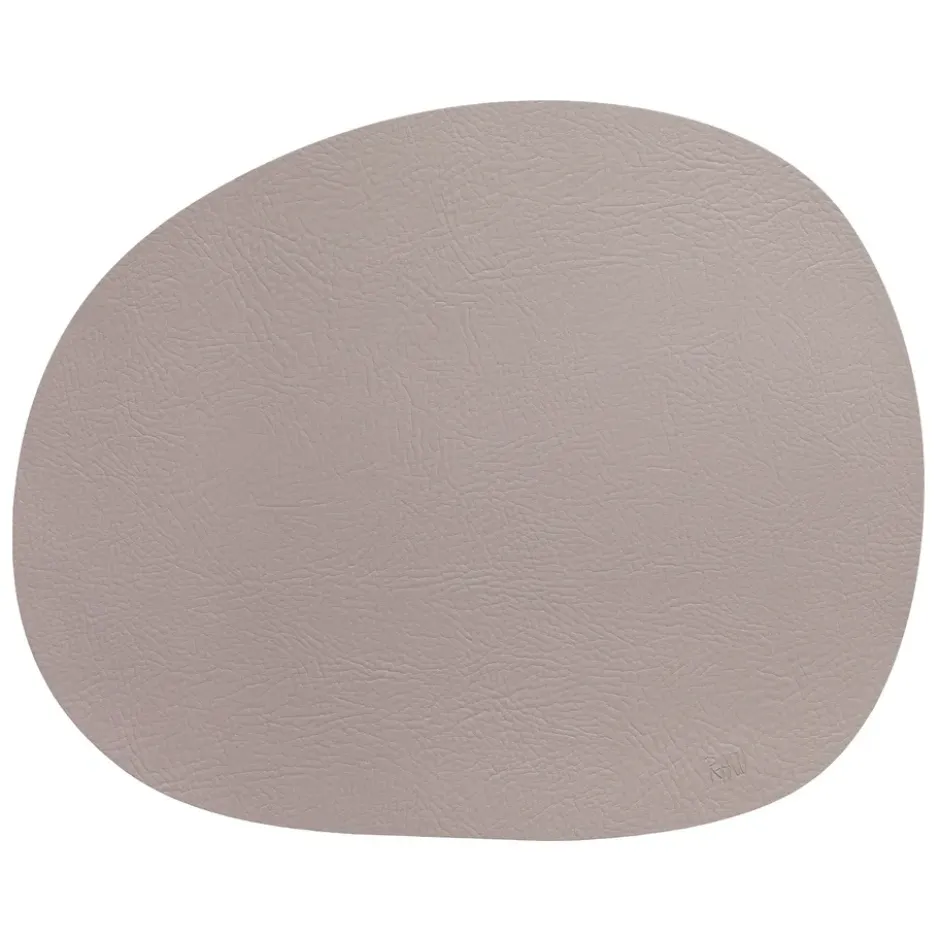 Raw bordstablett läder, Dusty rose buffalo