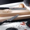 Raw 5000FCD kockkniv gyutoh 20 cm, Damaskus-svart