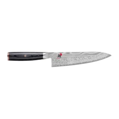 Raw 5000FCD kockkniv gyutoh 20 cm, Damaskus-svart