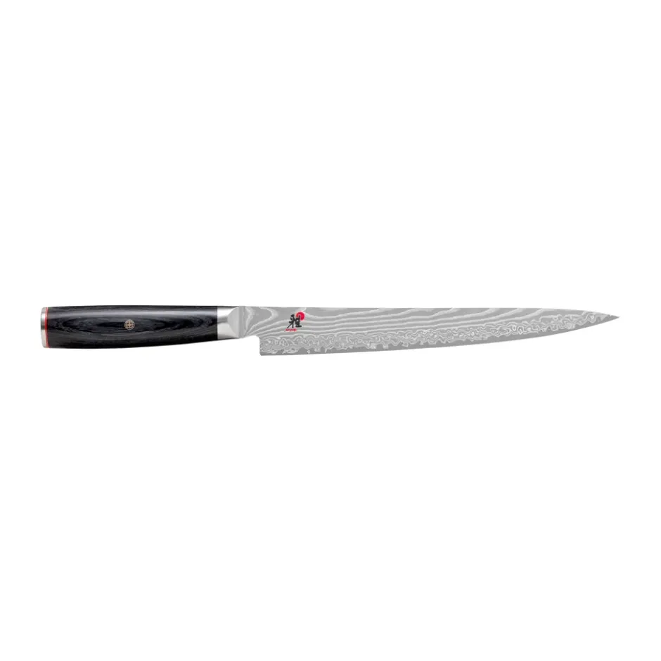 Raw 5000FCD sujihiki filékniv 24 cm, Damaskus-svart