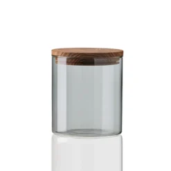 Raw glasburk smoke med trälock, liten