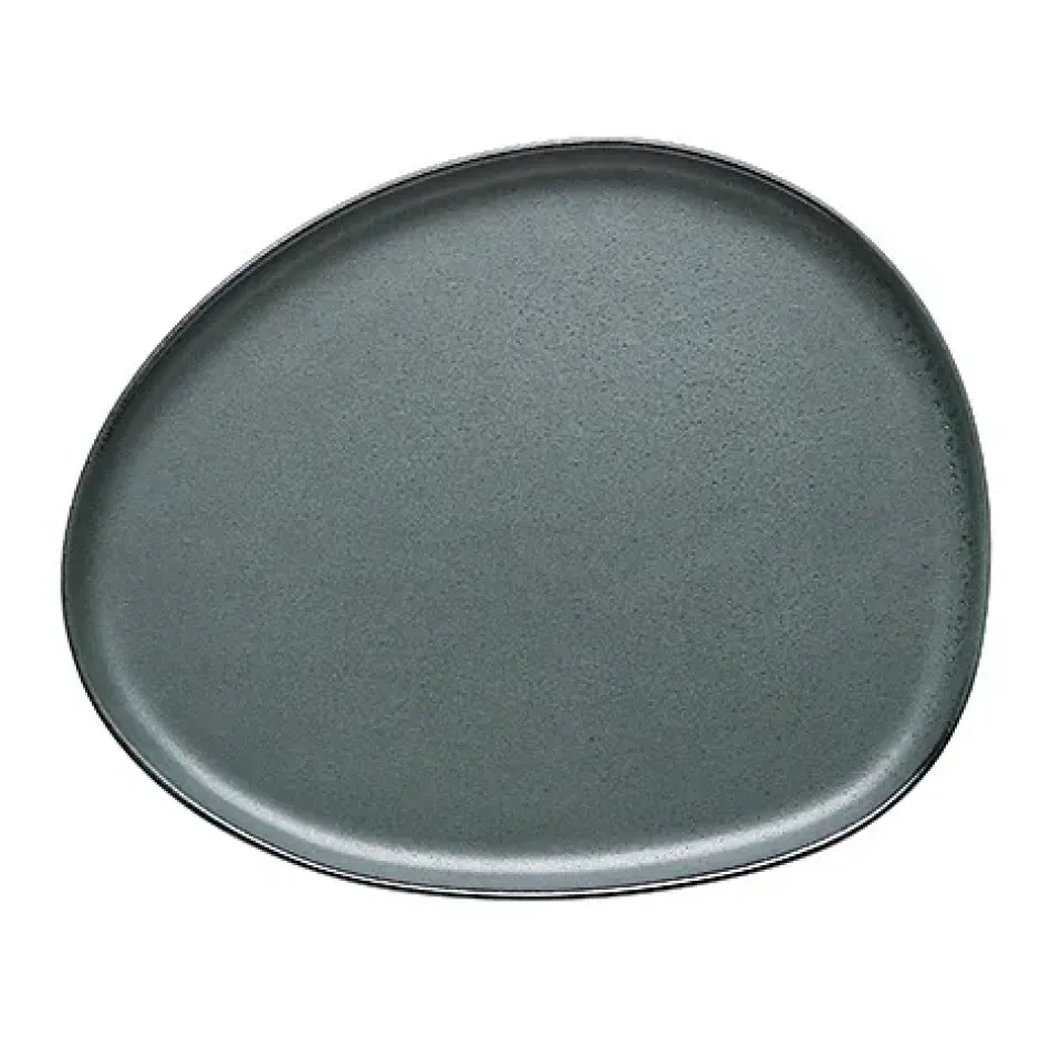 Raw Organic lunchtallrik 24x21 cm, Northern Green