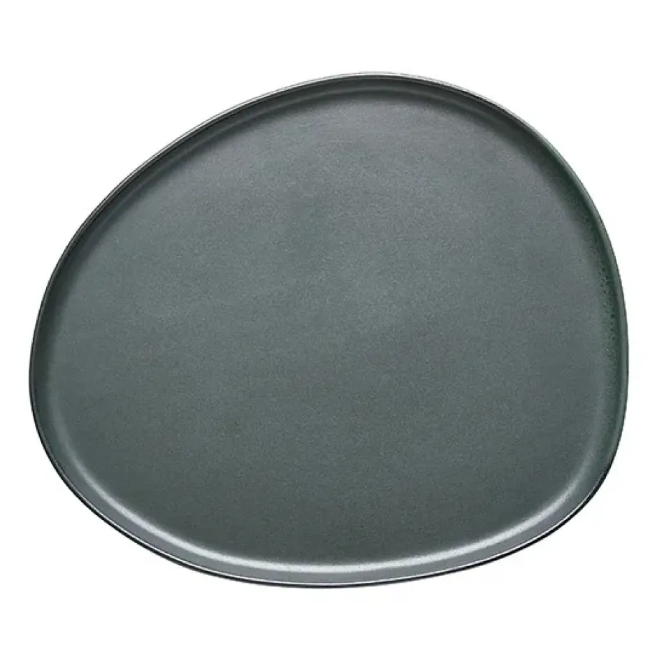 Raw Organic tallrik 29x25 cm, Northern Green