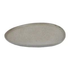 Raw Organic tallrik 29x25 cm, Sandy beige