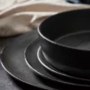 Raw sopptallrik Ø19,4 cm, Titanium black