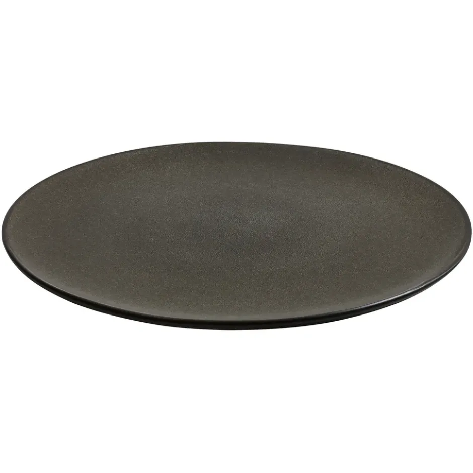 Raw tallrik Ø28 cm, Forest brown