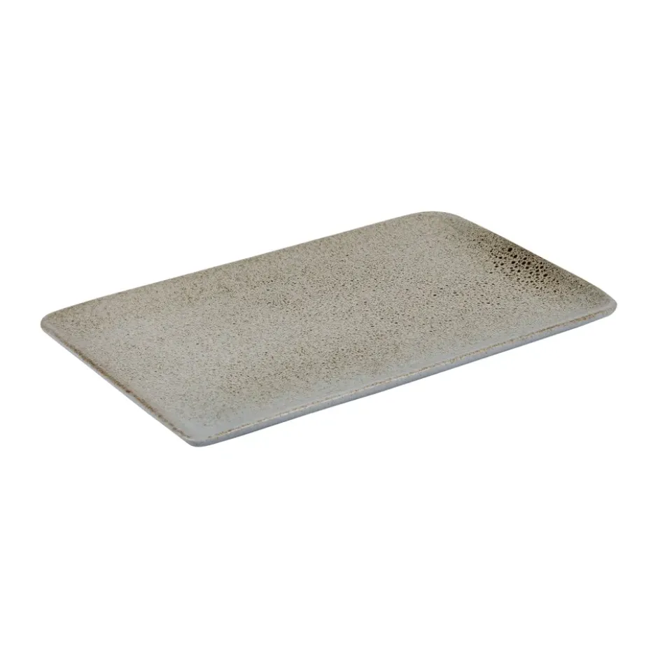 Raw tallrik 23,5x15 cm, Sandy beige