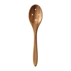 Raw teak olivsked 18 cm, Brun