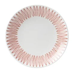 Röd Salix tallrik, Ø 22 cm