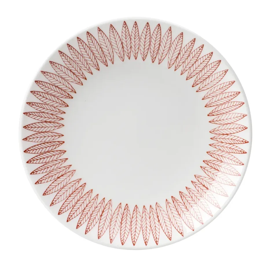 Röd Salix tallrik, Ø 22 cm