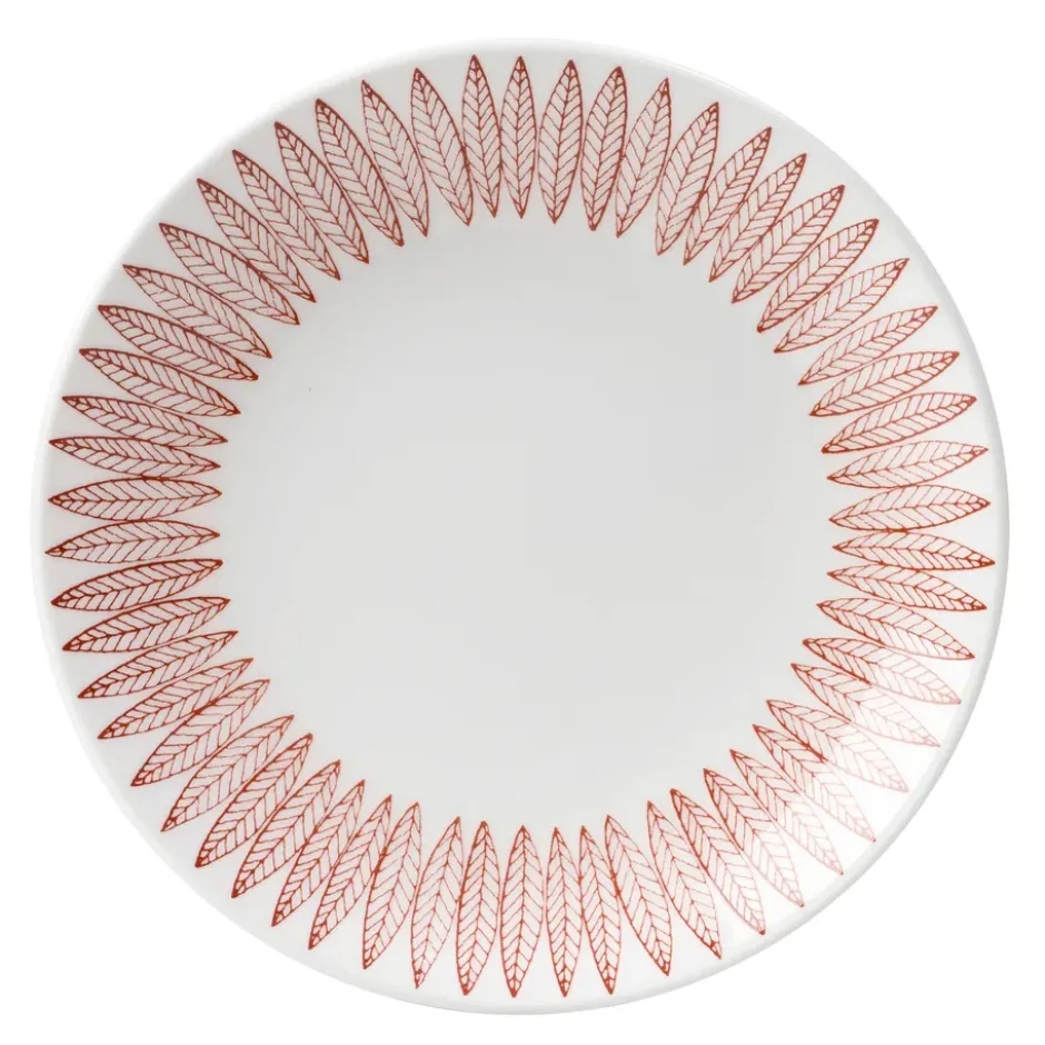 Röd Salix tallrik, Ø 28 cm