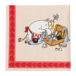 Redo för semester Mumin pappersservett 33 cm, 20-pack