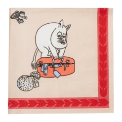 Redo för semester Mumin pappersservett 33 cm, 20-pack