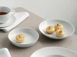Rhombe desserttallrik Ø16 cm, Vit