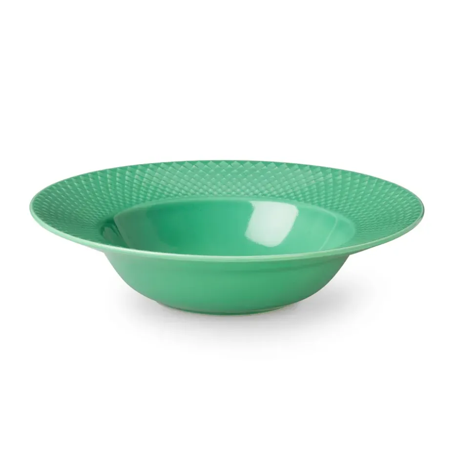 Rhombe djup tallrik grön, 24,5 cm