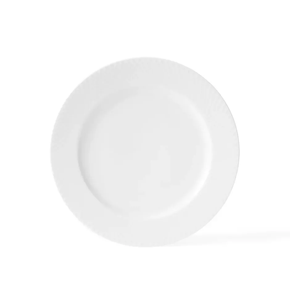 Rhombe tallrik vit, Ø 27 cm