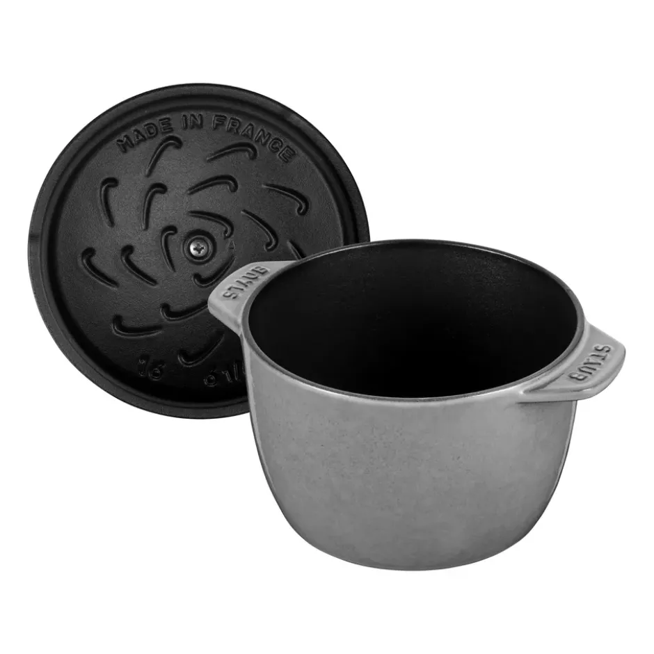 Rice cocotte gjutjärnsgryta 1,6 L, Grå