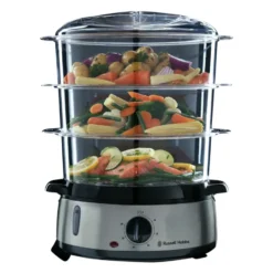 Russel Hobbs Cook@Home ångkokare 9 l, Rostfritt stål