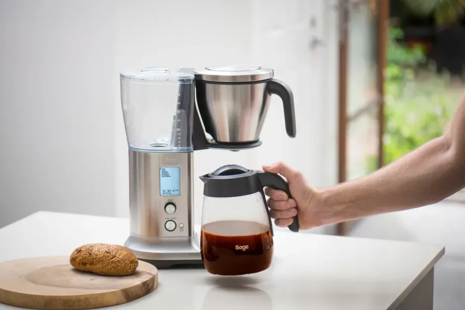 Sage SDC 400 kaffebryggare, Brushed steel