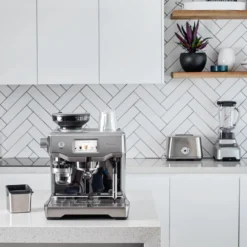 Sage SES 990 automatisk espressomaskin, Brushed steel