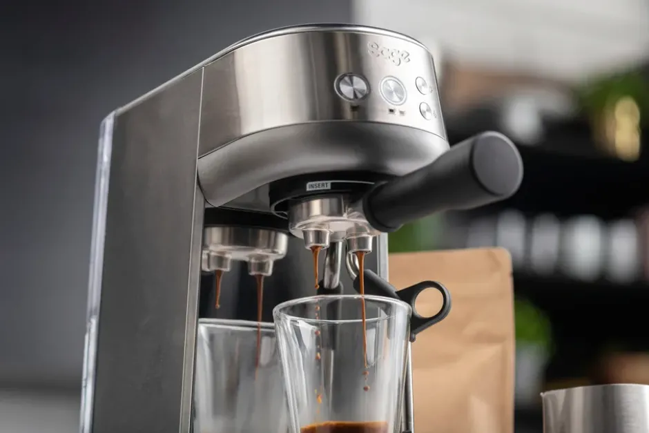 Sage SES 450 espressomaskin, Brushed steel