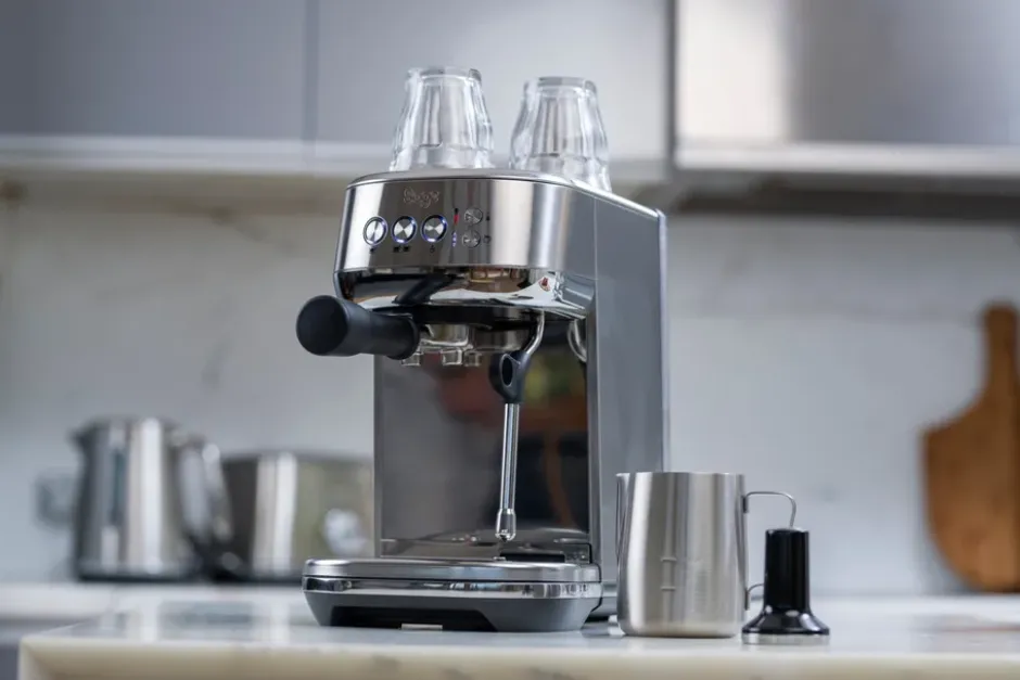 Sage SES 500 espressomaskin, Brushed steel