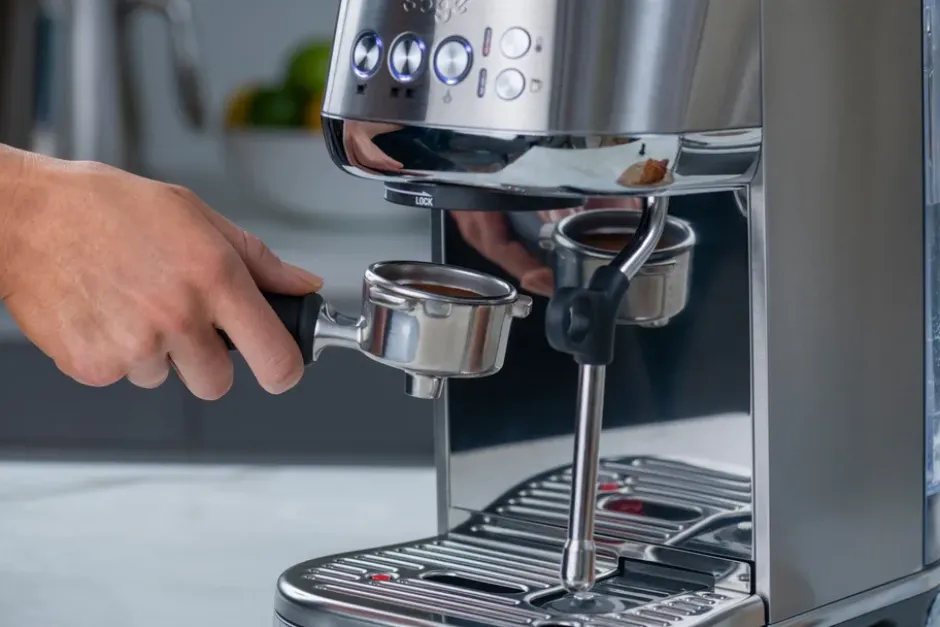 Sage SES 500 espressomaskin, Brushed steel