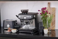 Sage SES 876 halvautomatisk espressomaskin, Black Truffle