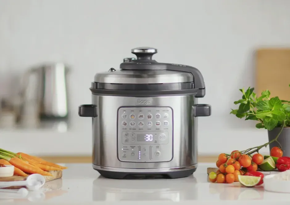 Sage SPR 680 tryckkokare, Brushed steel