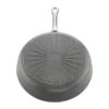 Salina Ceramic Granit traktörpanna med glaslock, 28 cm