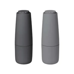 Salpi salt- och pepparkvarn plast, Sharkskin-magnet (grå-grå)