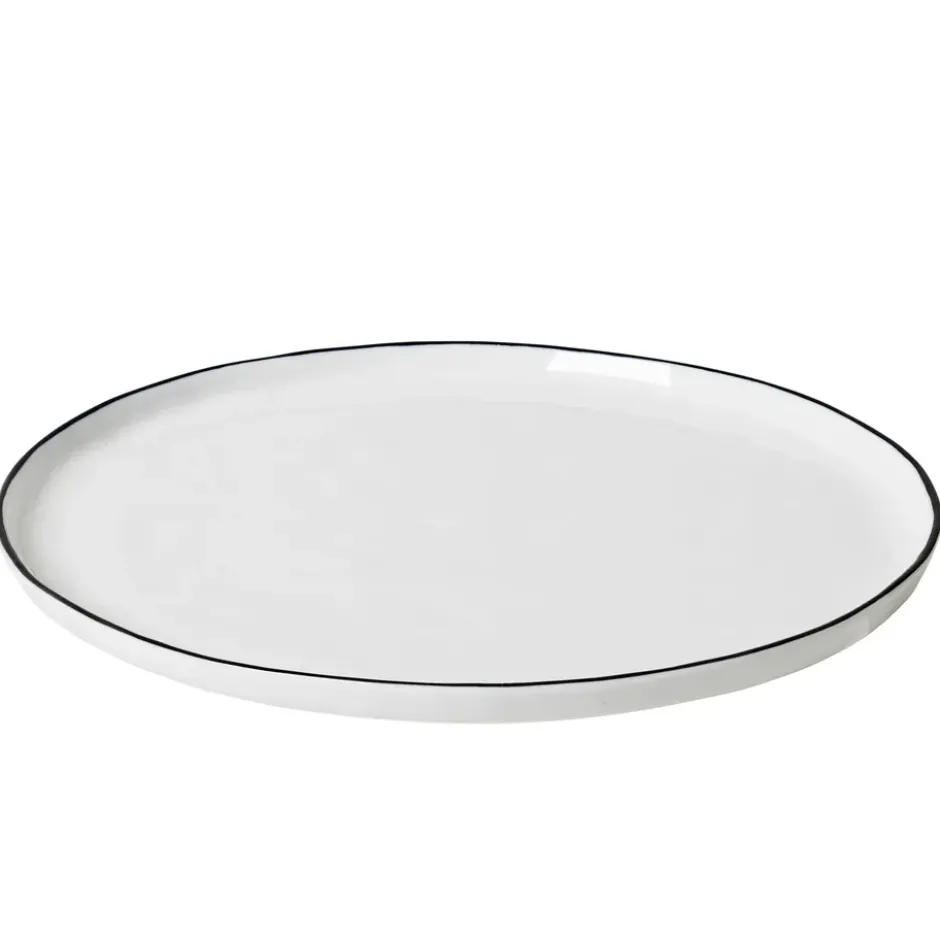 Salt tallrik utan prickar, Ø 28 cm