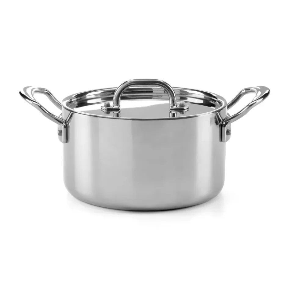 Samuel Groves gryta med lock rostfritt stål, 5 L