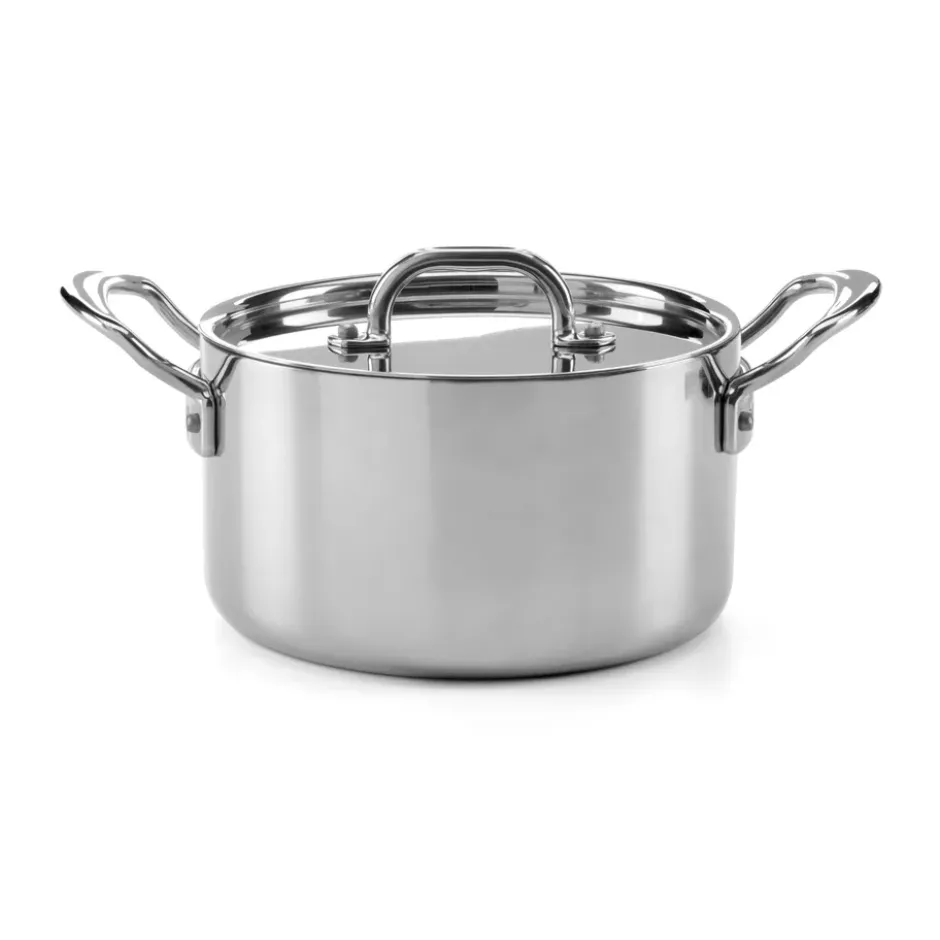 Samuel Groves gryta med lock rostfritt stål, 2 L