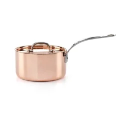 Samuel Groves kastrull koppar med lock, 2 L