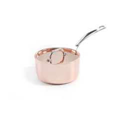 Samuel Groves kastrull koppar med lock, 1,5 L