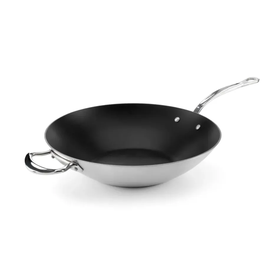 Samuel Groves non stick wokpanna Ø32 cm, Rostfritt stål