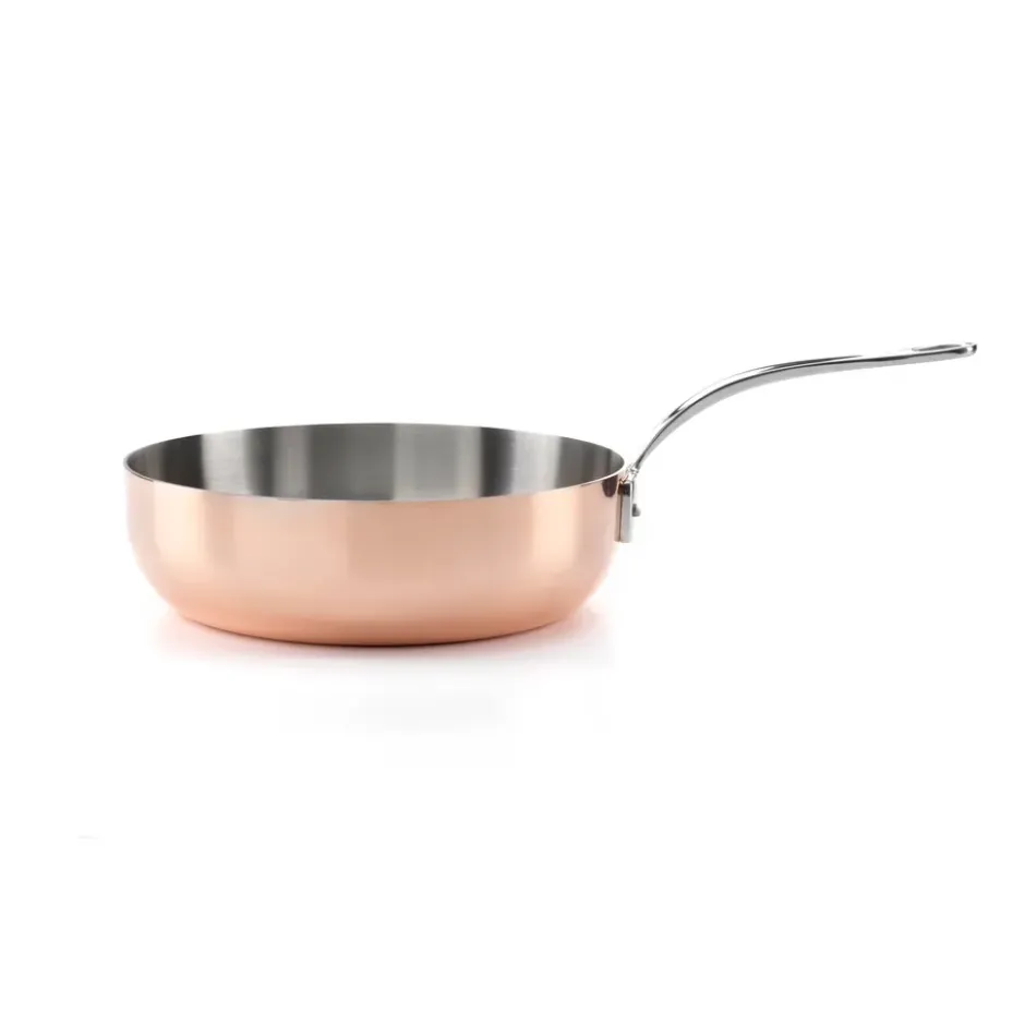 Samuel Groves sautépanna koppar, Ø24 cm