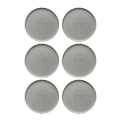 Sandsbro mattallrik ljusgrå, Ø26 cm, 6-pack