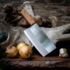 Satake Chopper kinesisk kockkniv 28,5 cm, Trähandtag